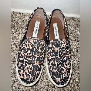 Steve Madden Leopard Platform Sneakers